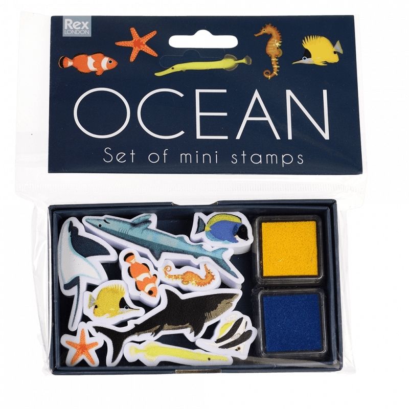 Rex London - Ocean Set Of Mini Stamps